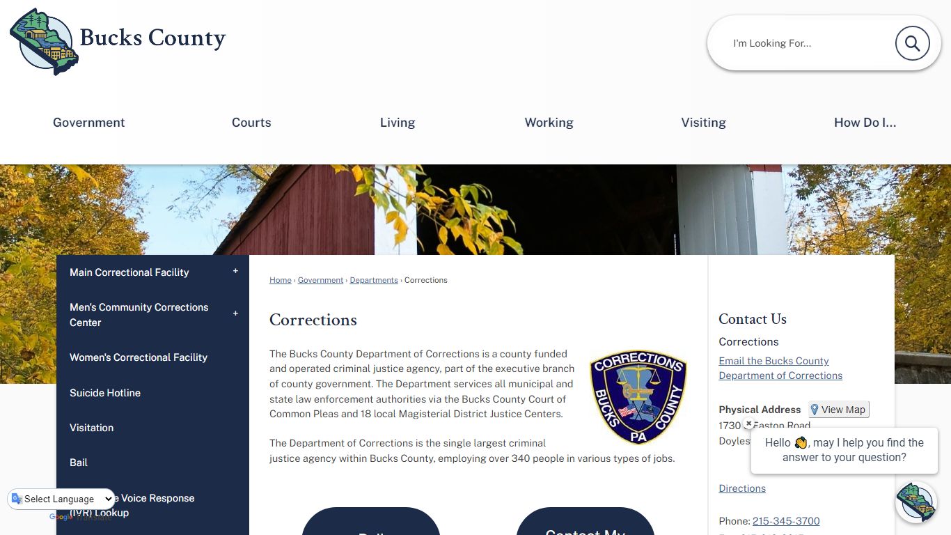 Bucks County Correctional Campus Overview