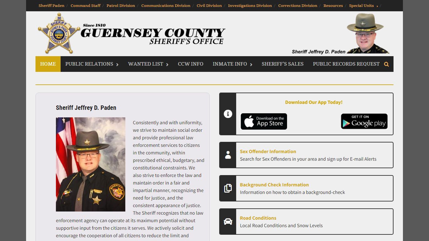 Guernsey County Sheriff’s Office – The Official Site of the Guernsey County
