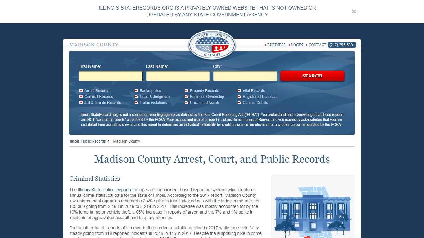 Madison County Public Records Directory Overview