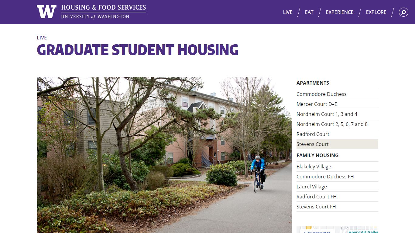 Stevens Court Family Housing interior view
