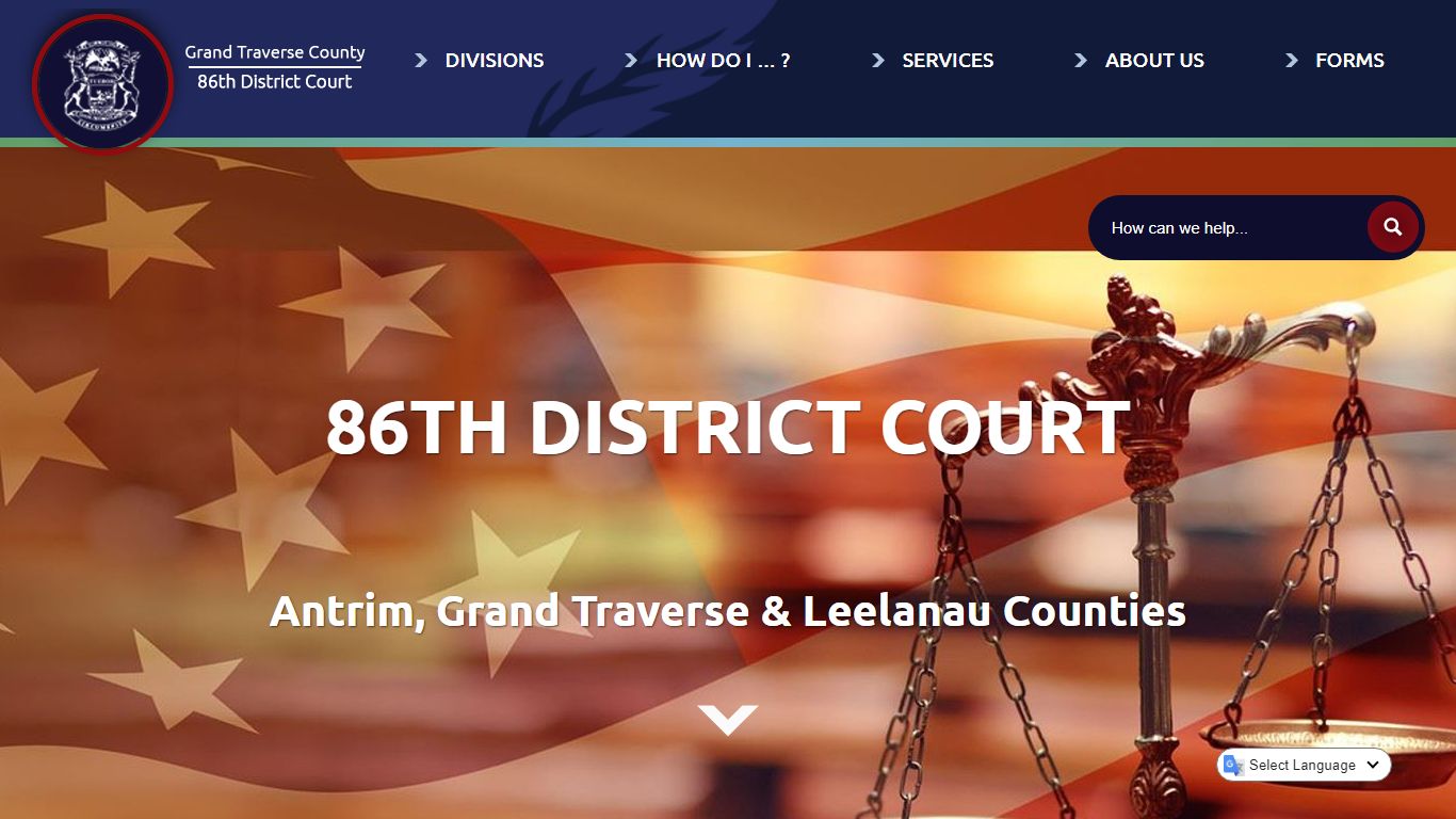 86th District Court Building in Traverse City, MI