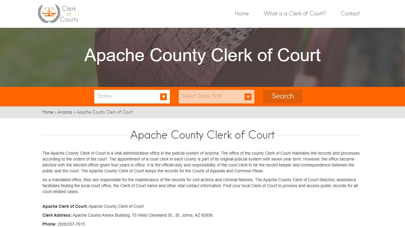 Clerk of Court staff assisting public at service counter