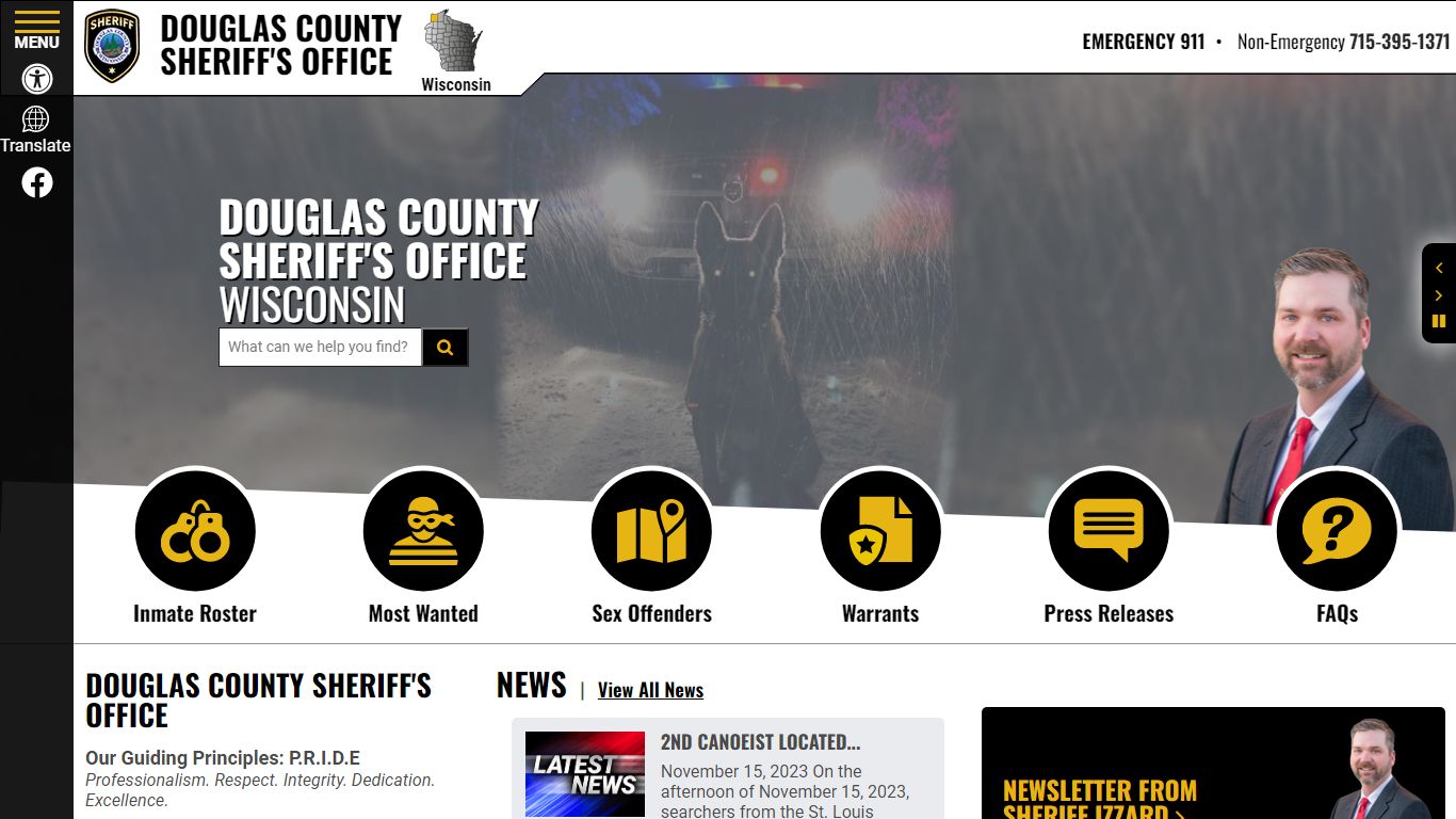 Inmate Roster - Current Inmates Booking Date Descending - Douglas County