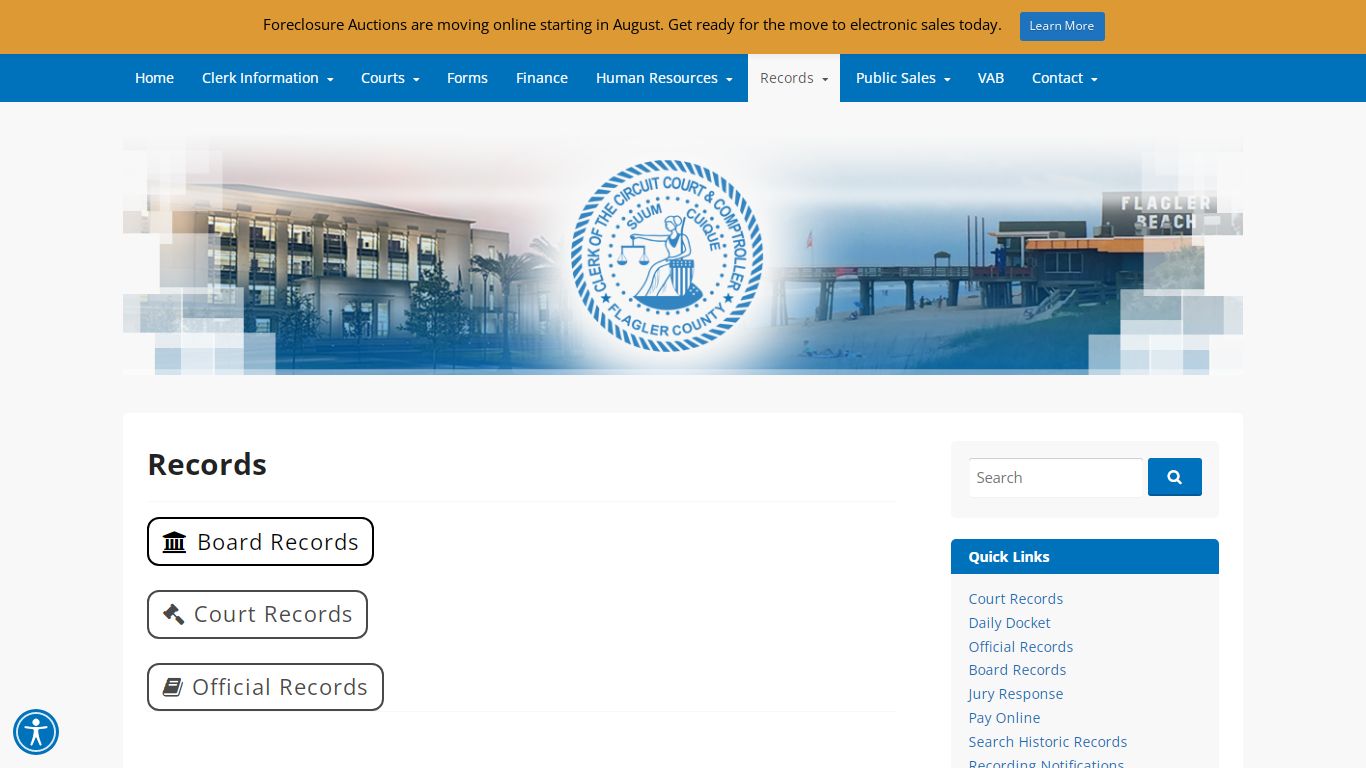 Records – Flagler County Clerk of the Circuit Court