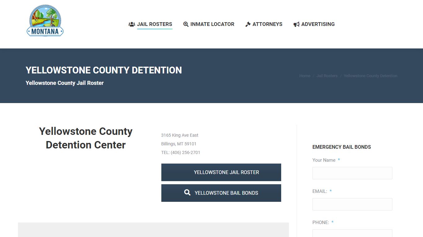 Yellowstone County Detention Facility exterior view